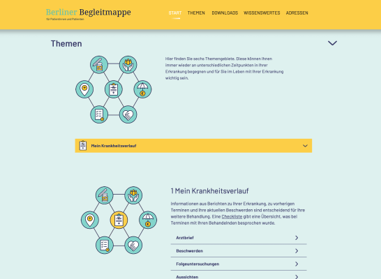 Begleitmappe.de Screenshot
